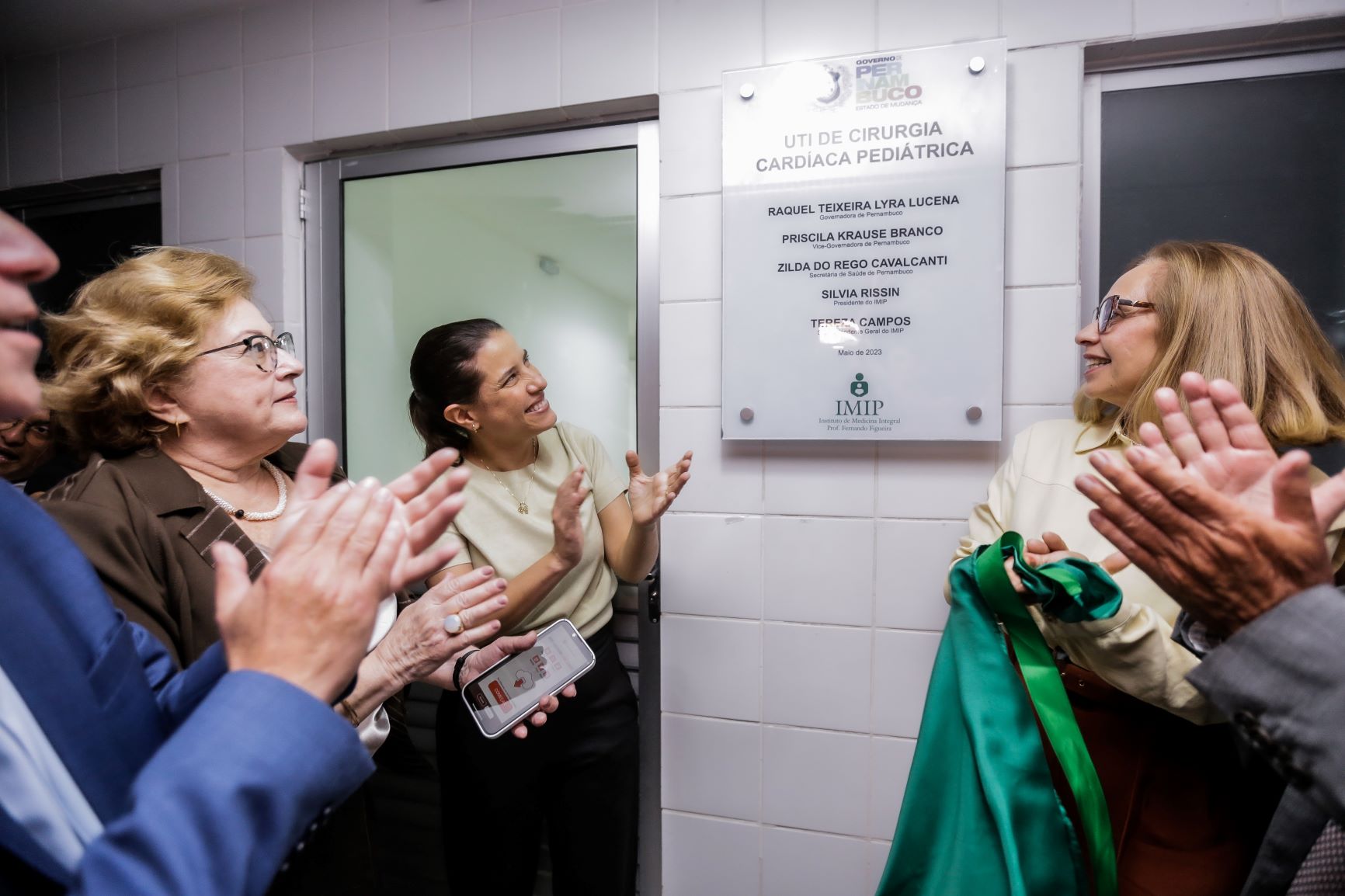 IMIP inaugura nova UTI de cardiologia pediátrica em solenidade com a presença da governadora de Pernambuco