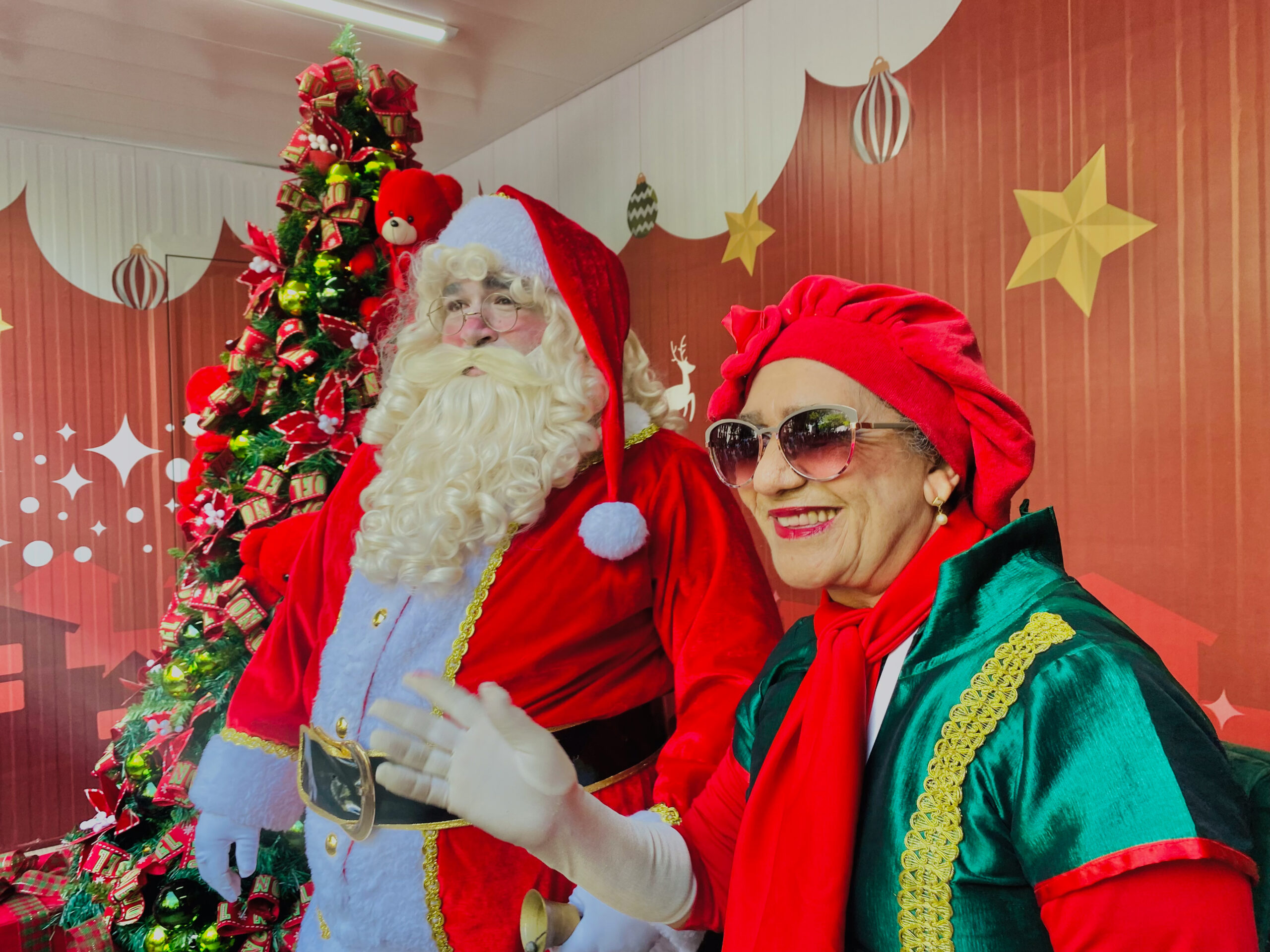Sonhos de Natal: Papai Noel chega ao IMIP