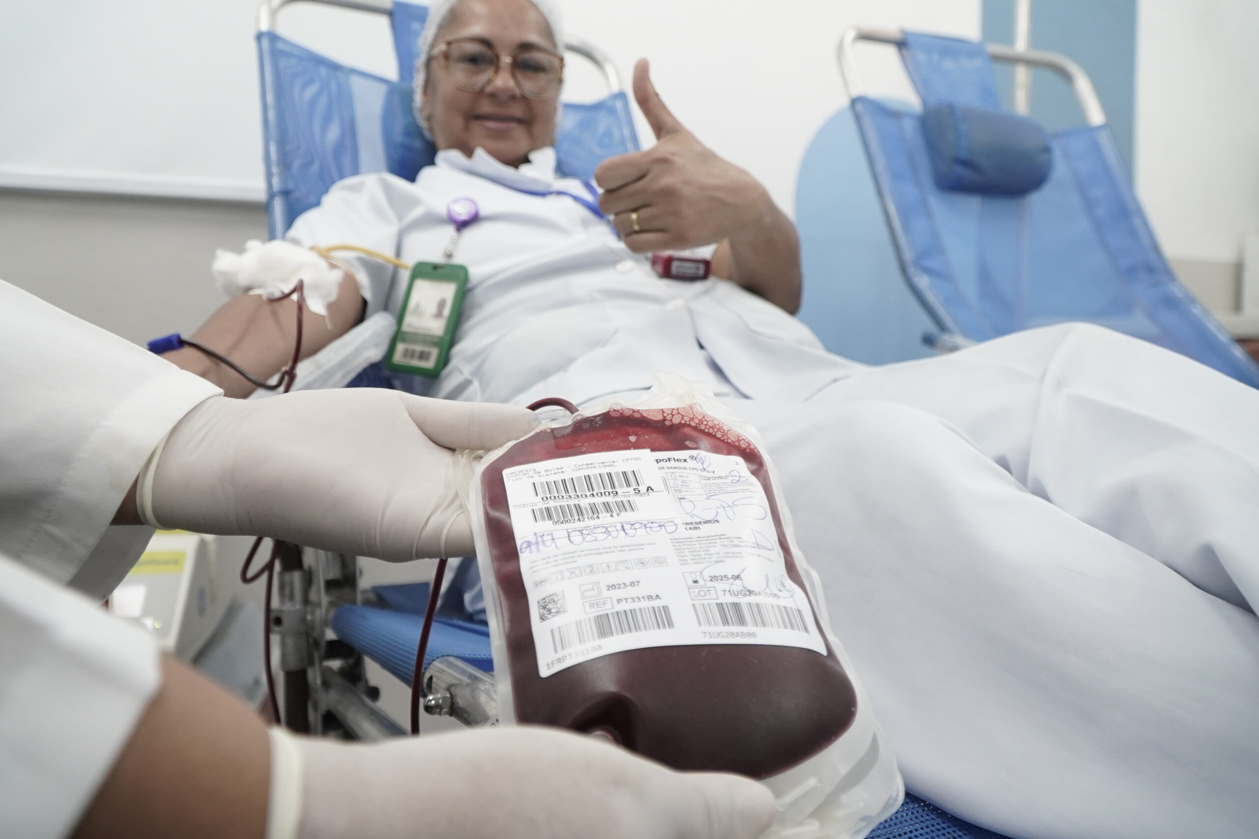 Solidariedade: campanha de doação de sangue supera expectativas