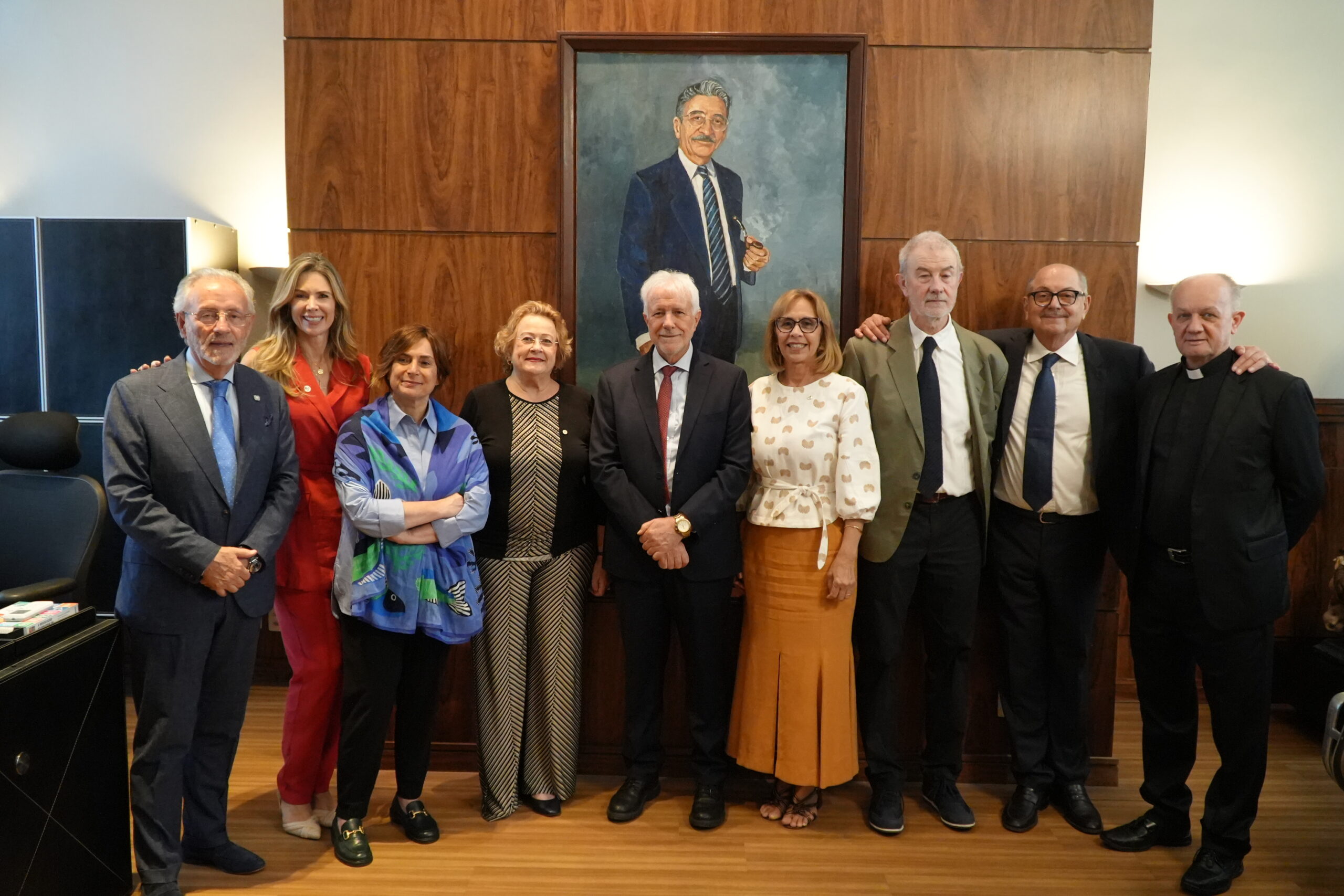 Parceria: direção do IMIP recebe visita da comitiva do Hospital do Sagrado Coração, da Itália