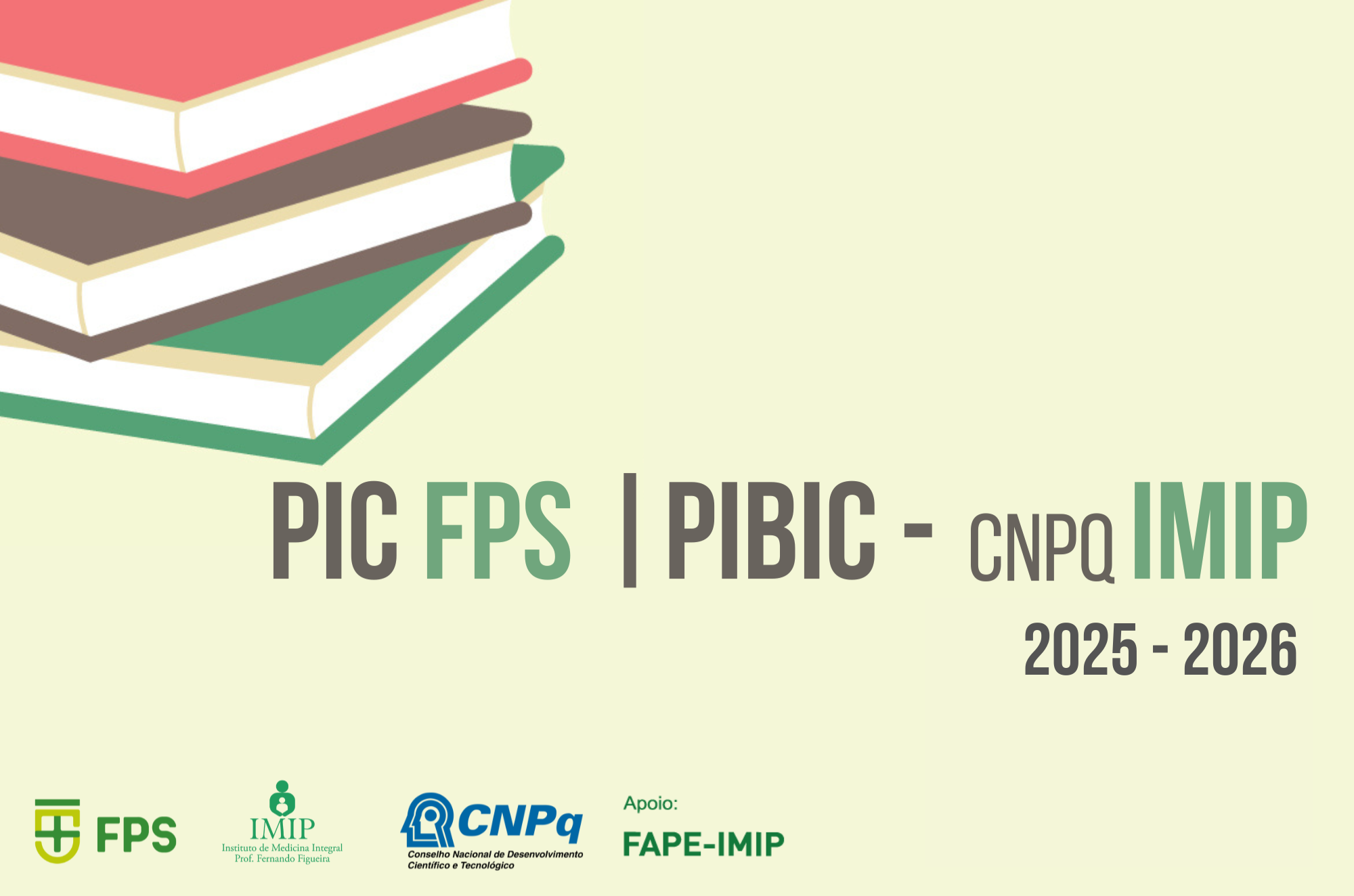 PIC FPS | PIBIC Cnpq IMIP (2025-2026)
