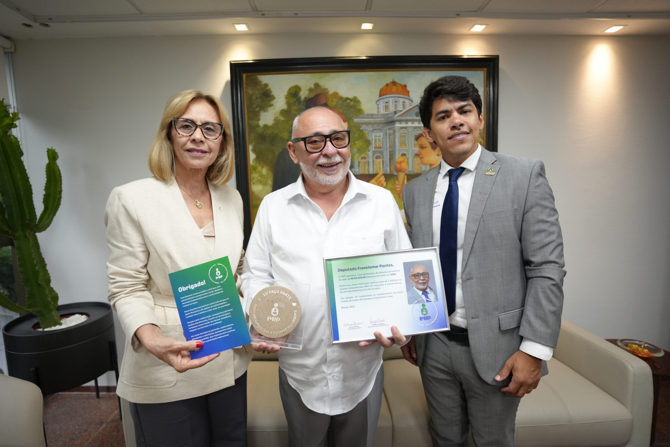 Tereza Campos visita deputados estaduais