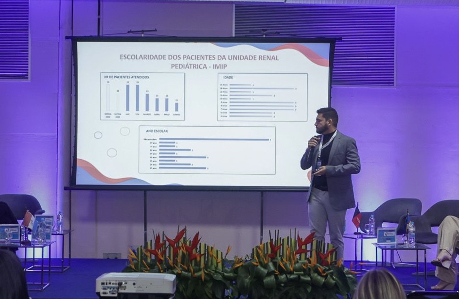 Enfermeiro do IMIP representa a instituição em congresso regional de nefrologia