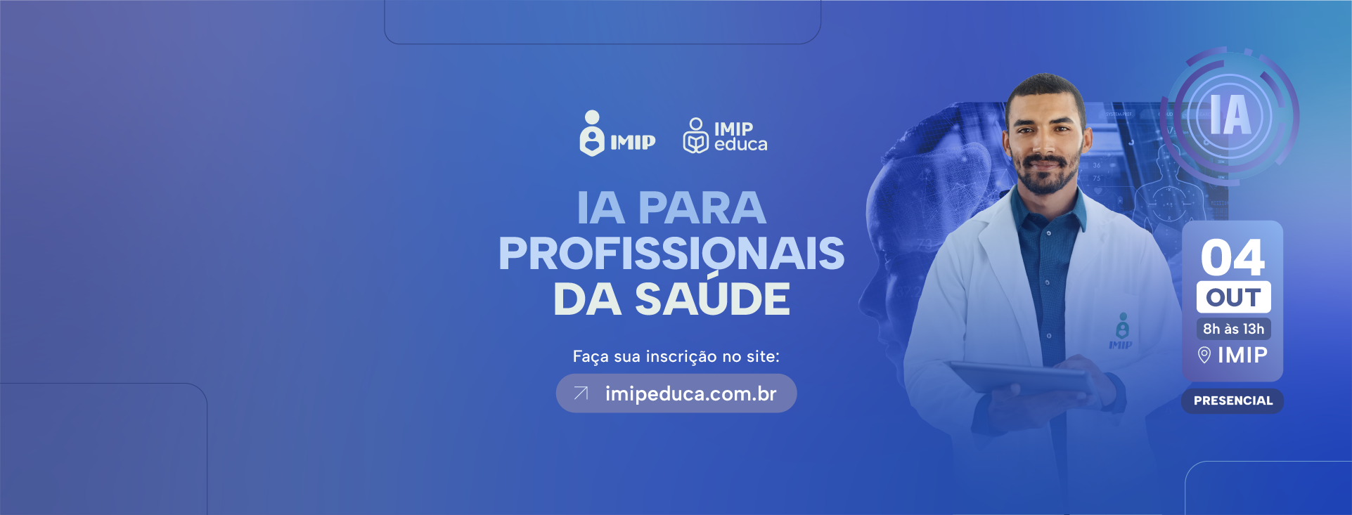 IMIP Educa promove curso de IA para profissionais de Saúde
