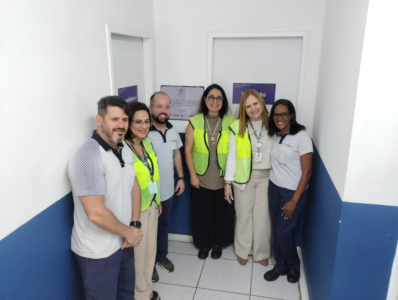 Sandra Hipólito representa o IMIP na inauguração das salas de amamentação da Jeep
