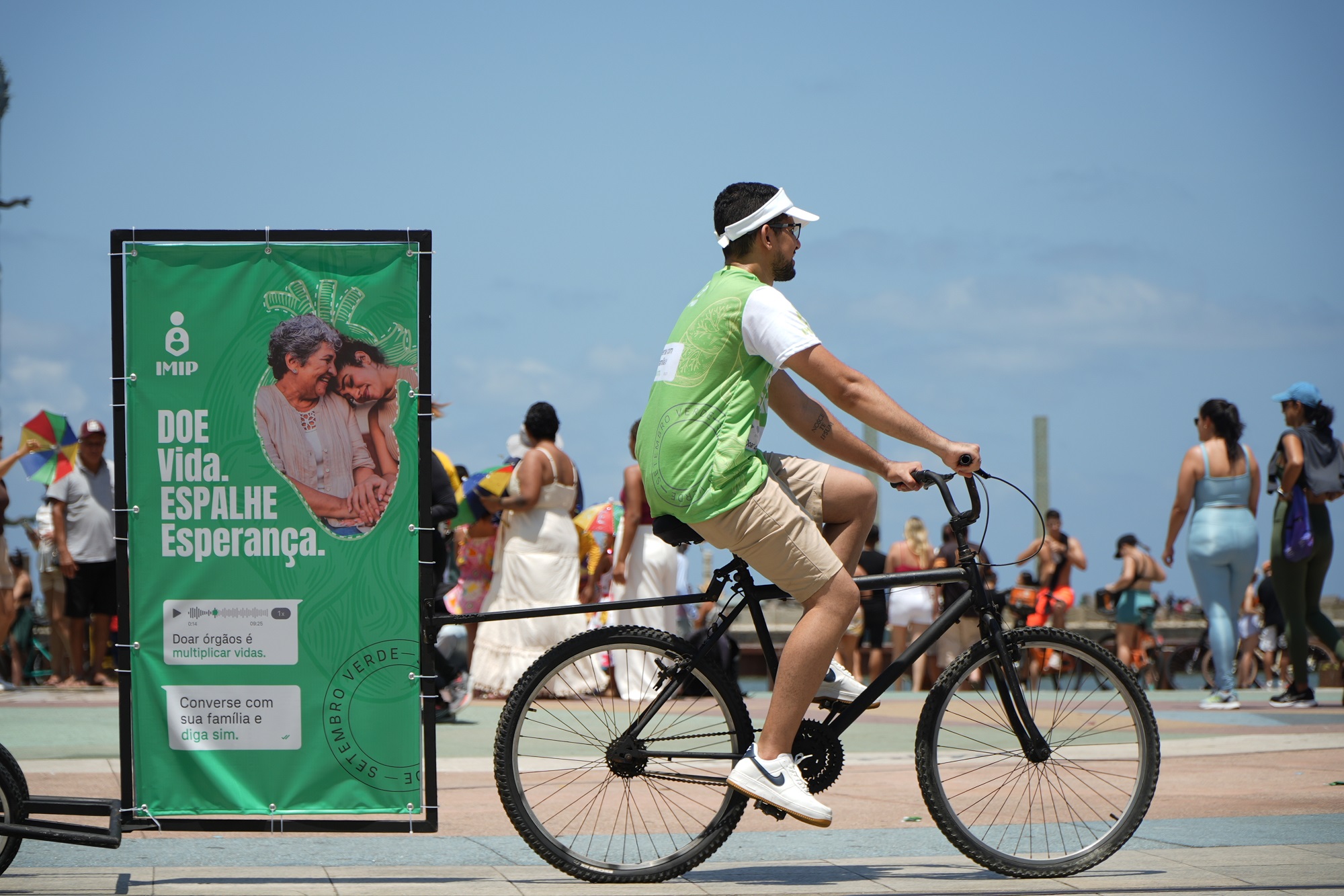 Setembro Verde: IMIP leva ação de conscientização sobre doação de órgãos para as ruas do Recife