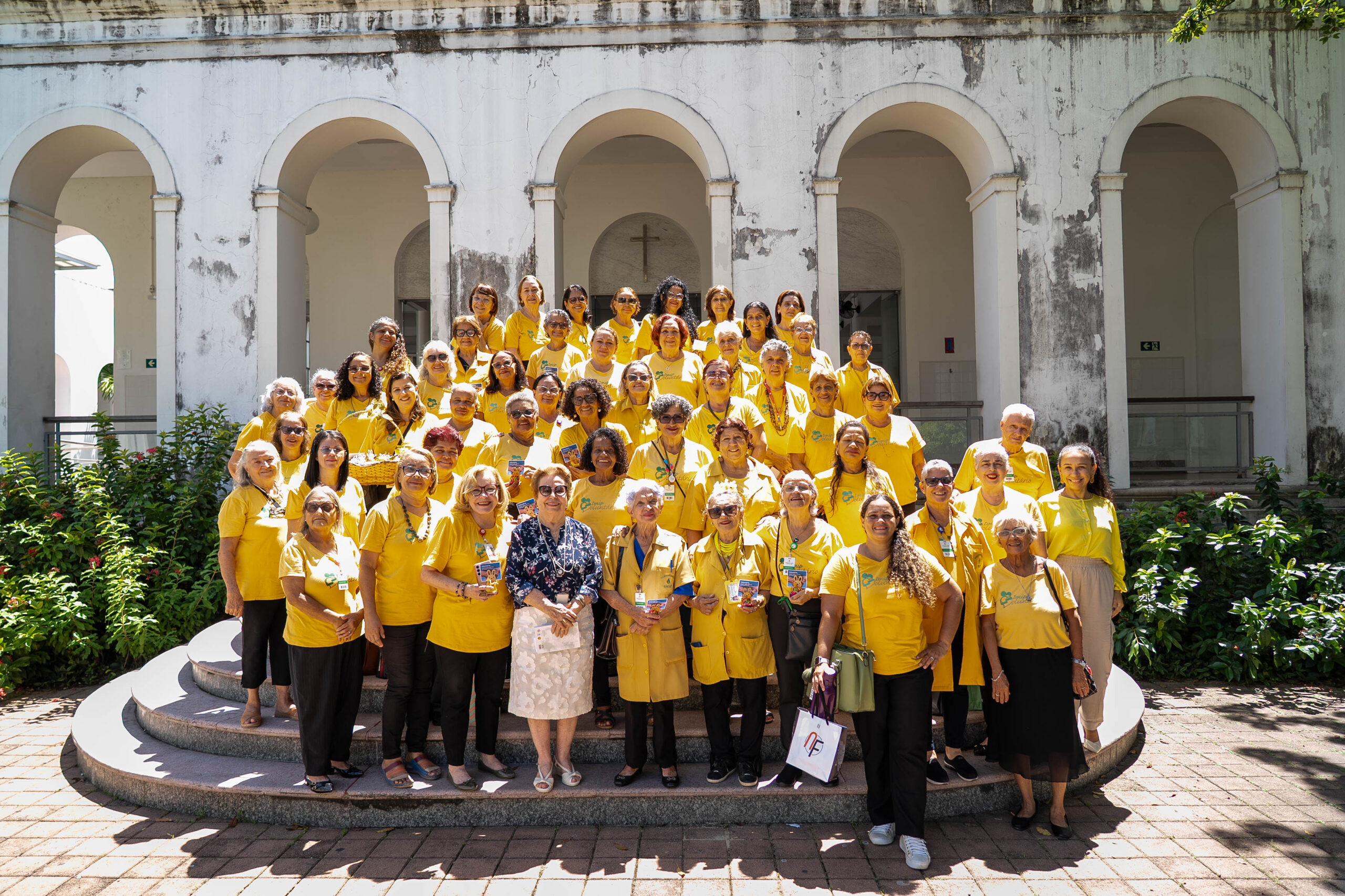 A celebração aconteceu na capela do hospital e reuniu colaboradores, pacientes, familiares e voluntários em um momento de fé, reflexão e esperança. Foto: Léo Lima / IMIP