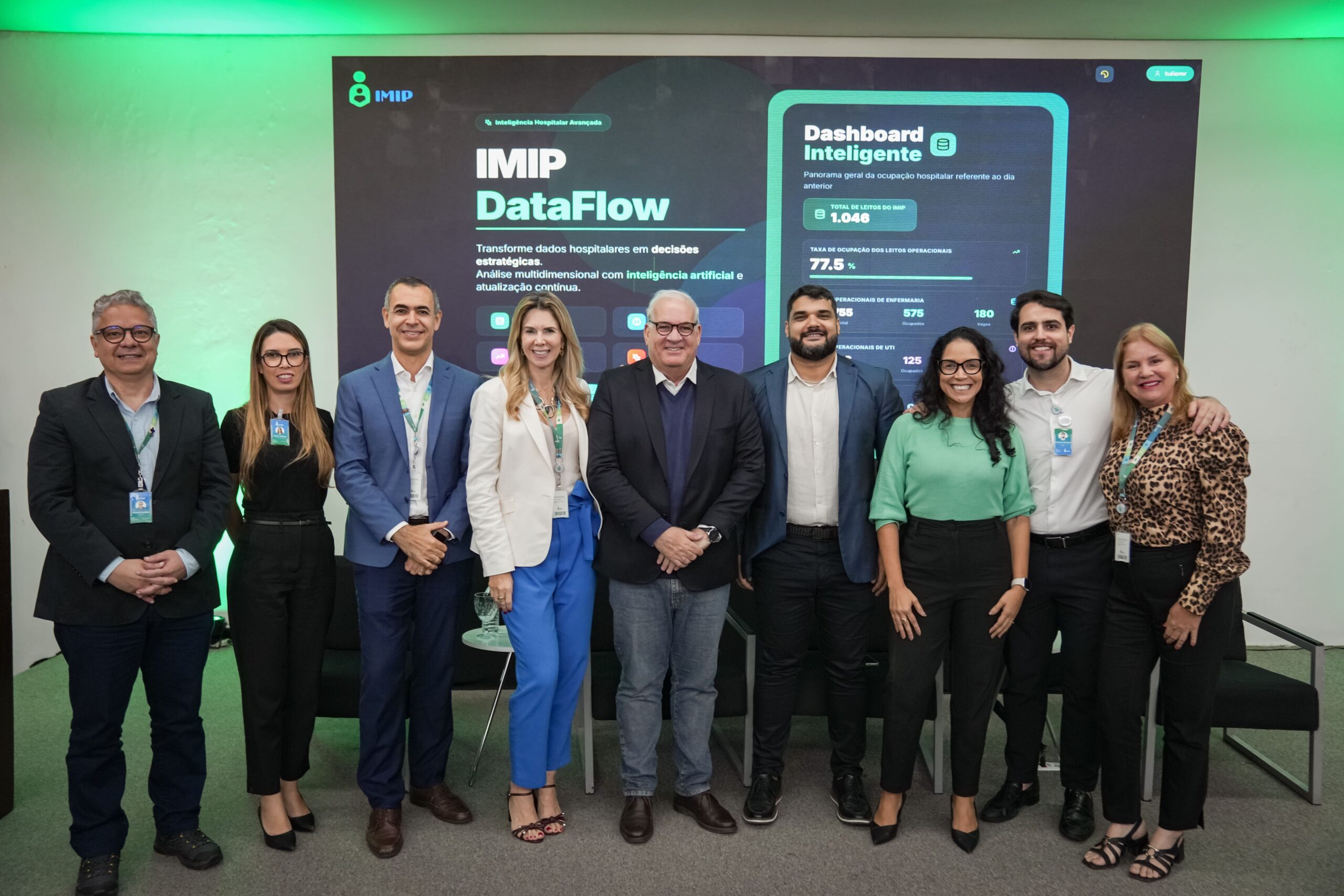 Nesta terça-feira (07), foi lançado, no auditório Alice Figueira, o IMIP Data Flow.