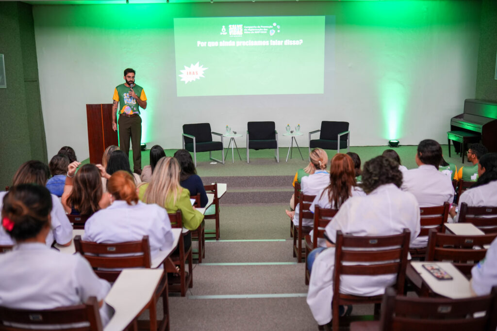 IMIP lança campanha de higienização das mãos com foco na segurança do paciente. Foto: Leandro Lima | IMIP